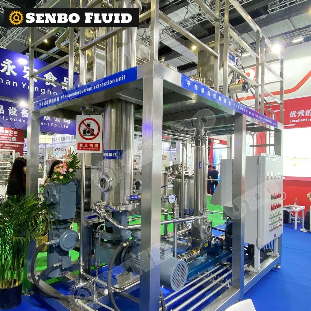 Industrial Horizontal Plug Flow Countercurrent Extractor Pfr Continuous Solvent Extraction System