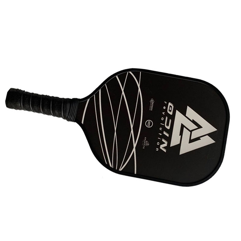 Pala de pickleball Uniker de carbono completo con superficie de PTFE y agarre de confort acolchado