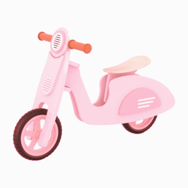 Durable Wooden Balance Bike for Kids - Perfect Toddler Toy