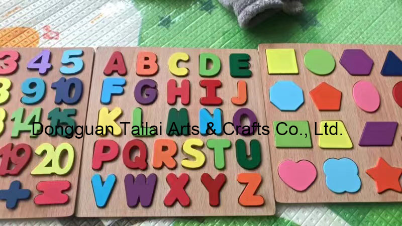Colorful Wooden Shapes Board