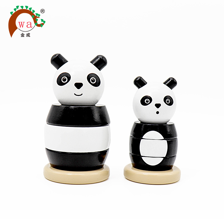 Panda family pile tower detail 2