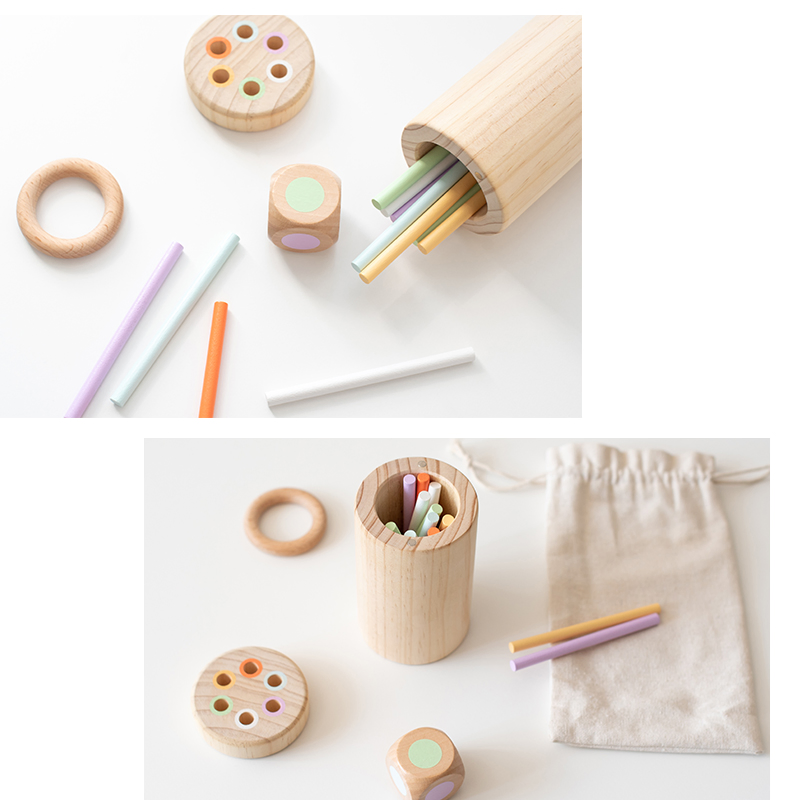 Toddler Safe Wooden Balance Stick Educational Toy