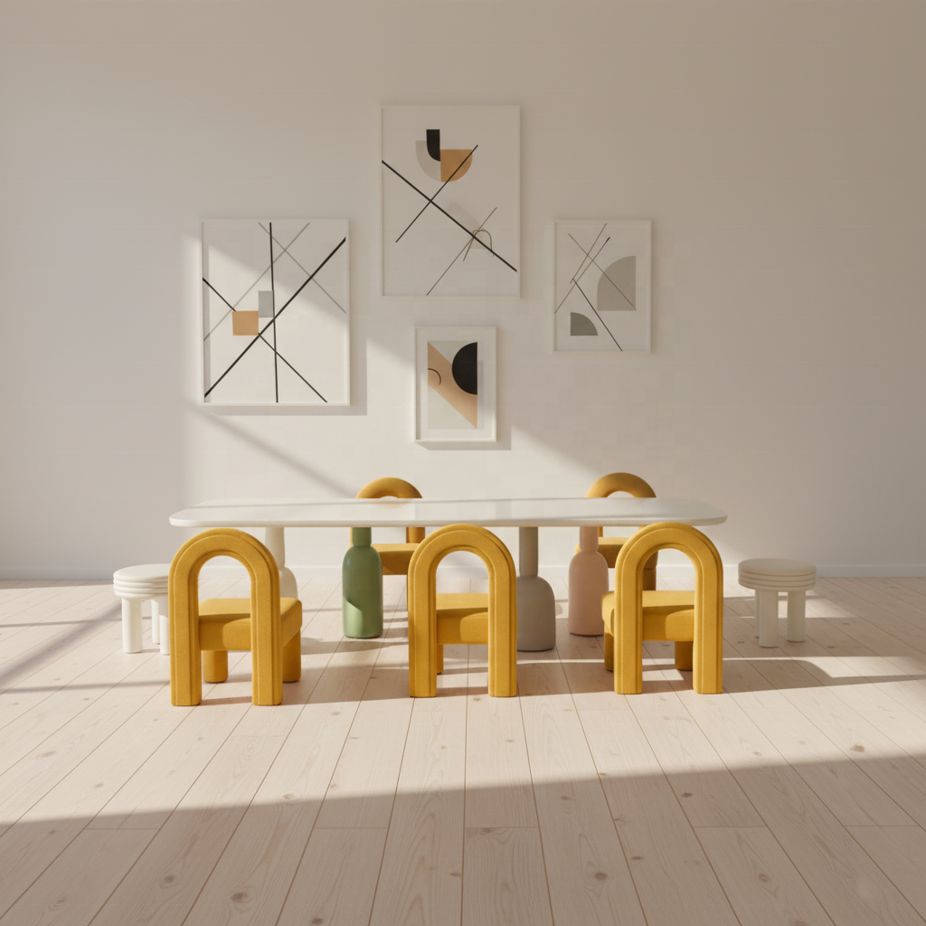 Modern Design Children's Montessori Furniture Toddler Activity Chair Table Set Eco-Friendly Durable School Home Office