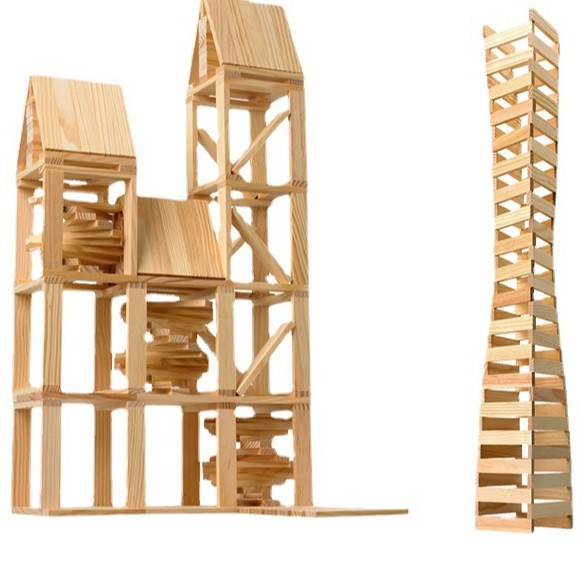 Archimedes Building Blocks Set Classic Educational Toy for Kids, Develops Logical Thinking, Multicolor Construction Blocks