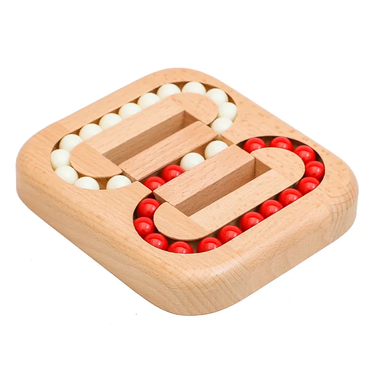 Montessori Fine Motor Skill Wooden Bead Maze Toy