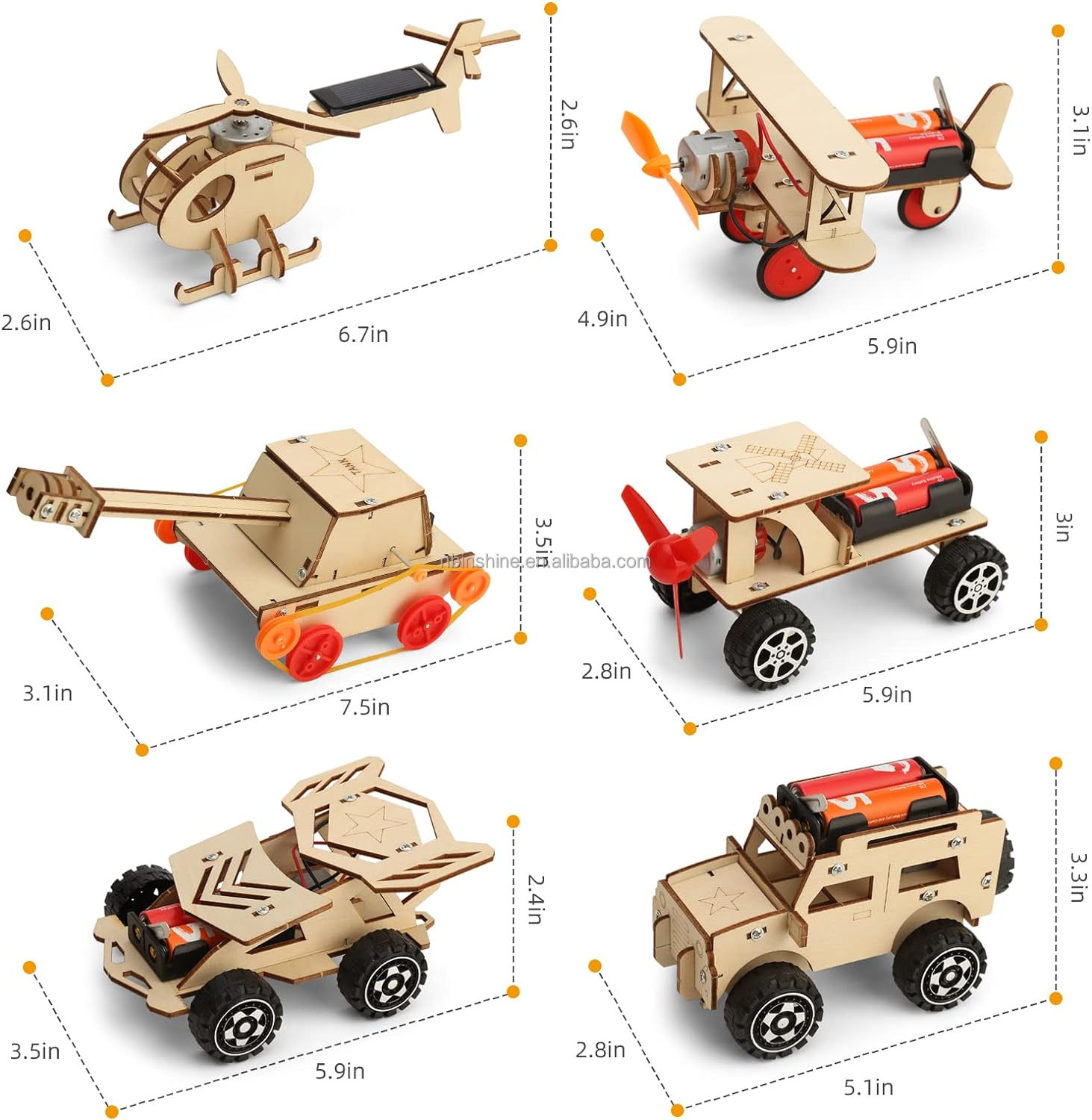 Unisex Wood Building Kits STEM Kit detail 1