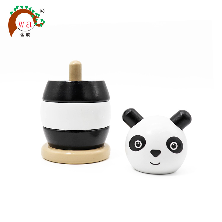 Panda family pile tower detail 4