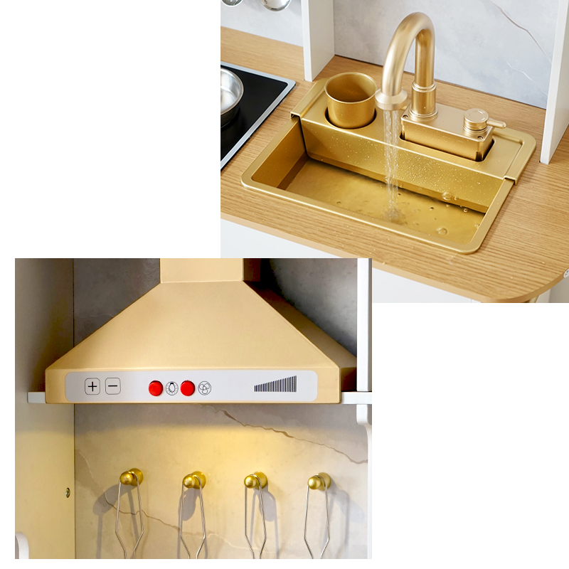 Nunukids Wooden Coffee Kitchen Play Set Toy for Kids Educational Preschool Use Unisex