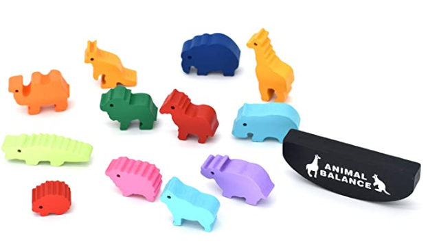 Hot Selling Creative Dancing Party Theme Stacking Toys Balance Wooden Blocks Puzzle Games for Children