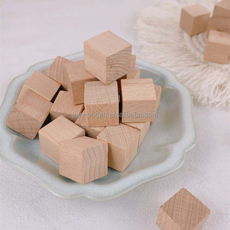 Wholesale Blank Wooden Dice Count DIY Dice Wooden Game Sieve Digital Carving Creative Patterns