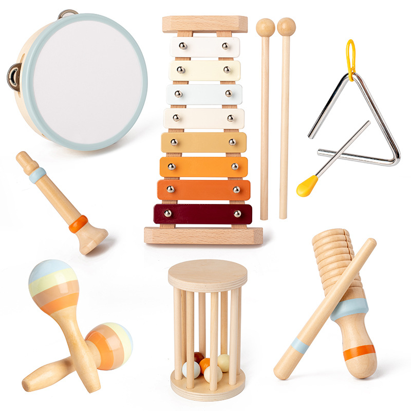 Original Wooden Montessori Musical Instrument Toys for Childen