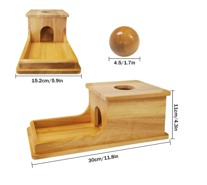 Montessori educational wooden toy demonstration