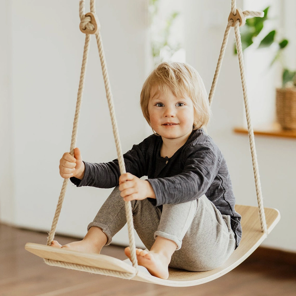 Children Wooden Indoor Yoga Balance Board Fitness and Entertainment Bodyb Toys Baby Room Decoration