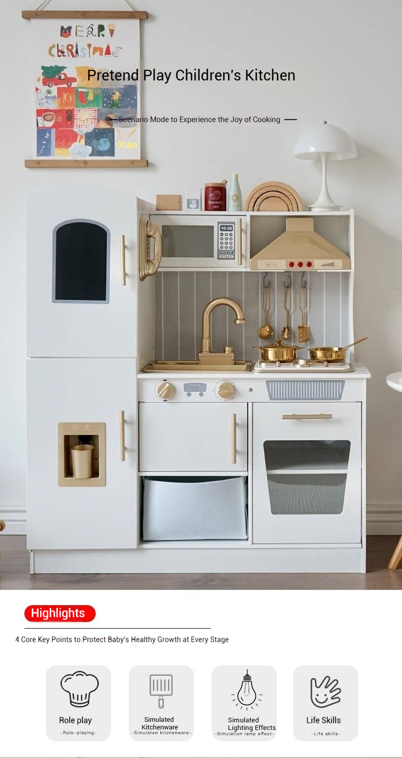 Kids Wooden Kitchen Details 7