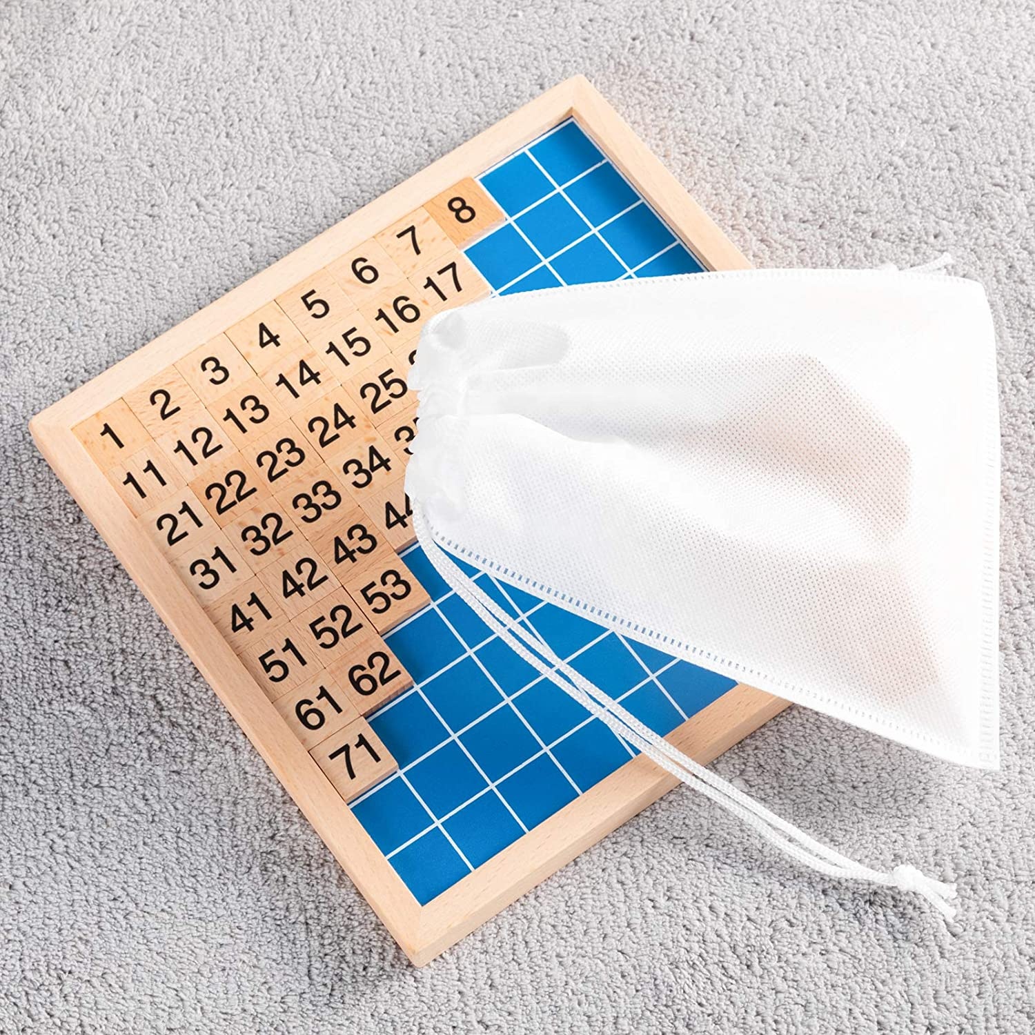 Wooden Math Board Gameplay