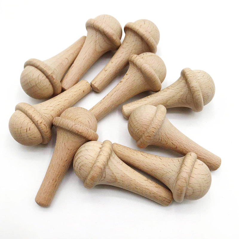 Wood Blank Ice Cream Beech Wood Ice Cream Montessori Toy