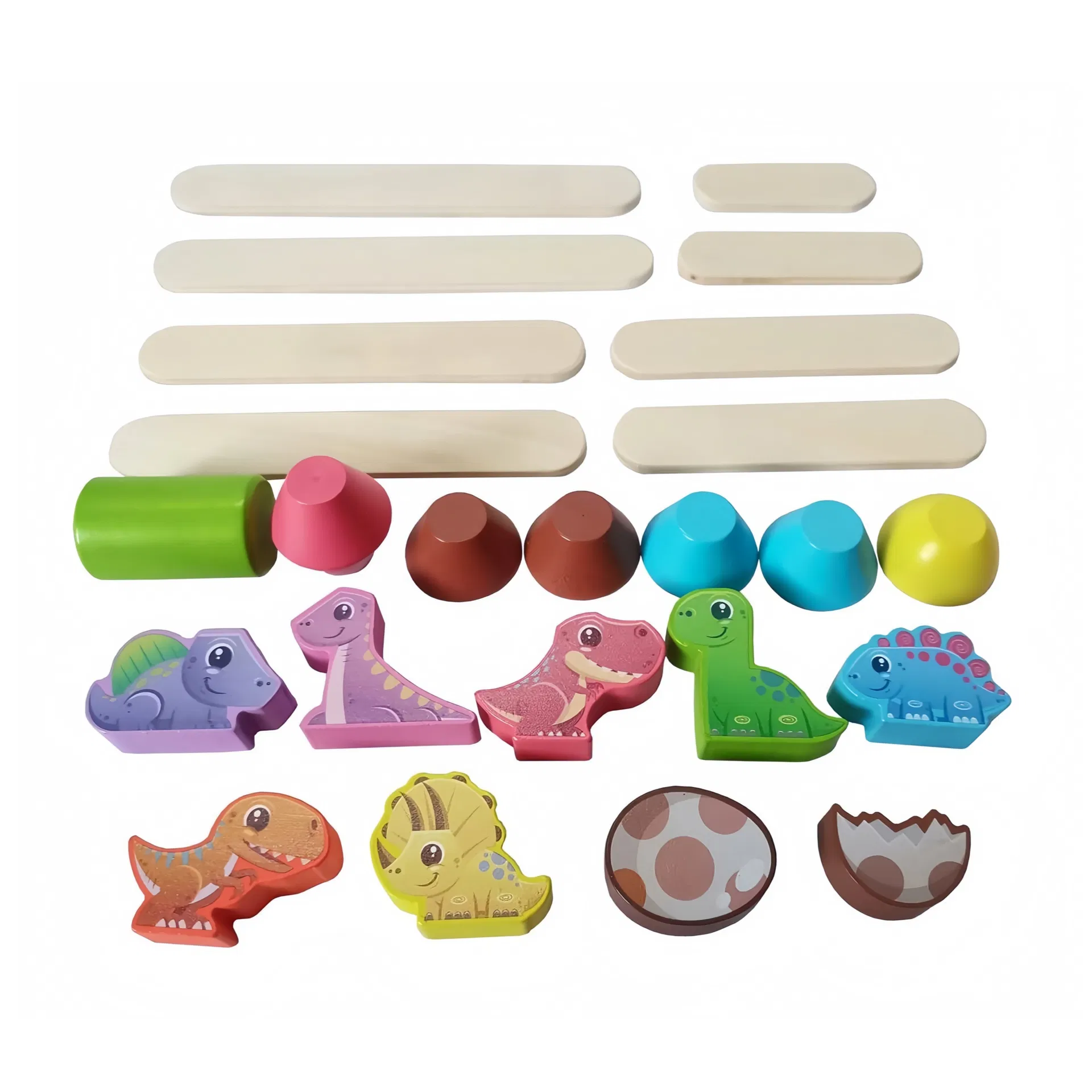 Wooden Dinosaur Stacking Game Product Details 6