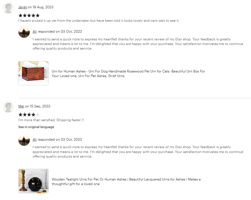 Customer Review Overview