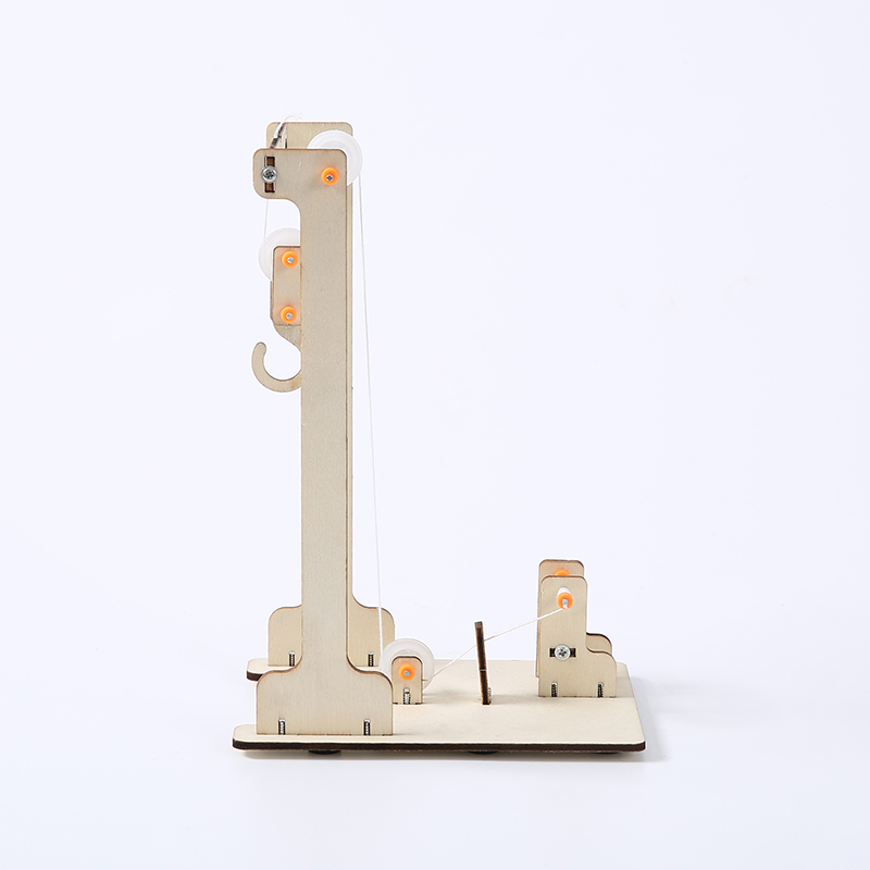 Handmade DIY Wood Model Hand Crane Science Experiment Kit STEM Technology Puzzle 3D Laser Cut Eco-friendly