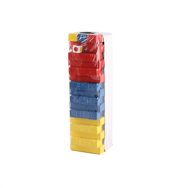 Wholesale Colorful Wooden Building Blocks - Safe, Non-Toxic, STEM Educational Toys for Kids Board Games