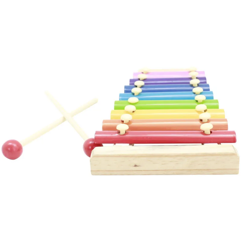 Montessori Educational Wooden Xylophone Eight-Notes Frame Style Musical Funny Toys