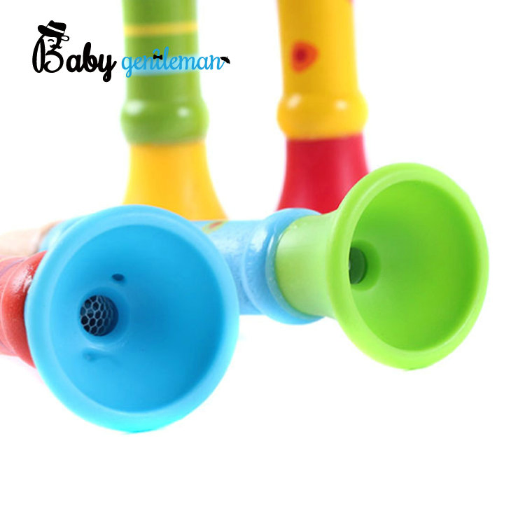 Most Popular Educational Musical Instrument Wooden Trumpet Toy for Kids Z07017D
