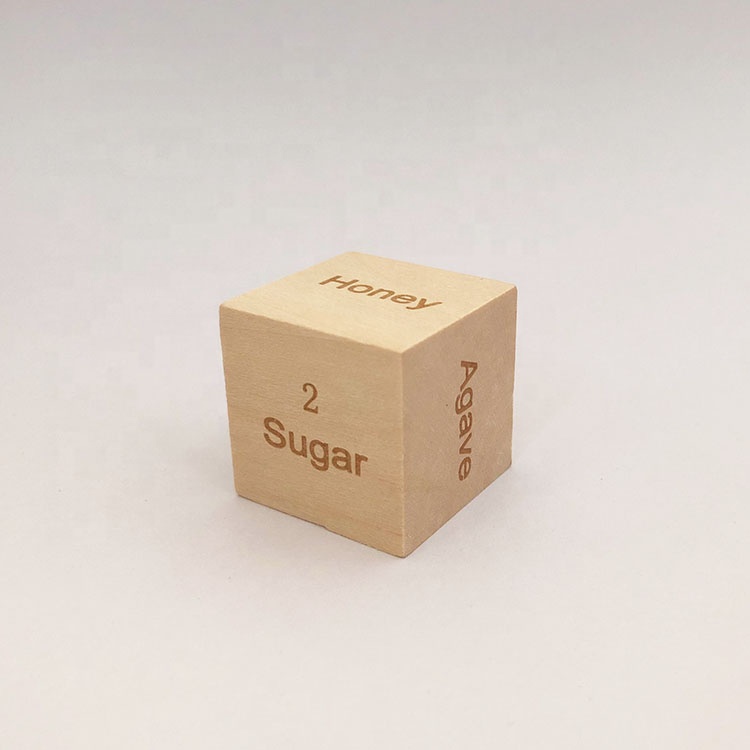 Unfinished 25mm Wooden Blocks Wood Cube Wooden Building Blocks for DIY