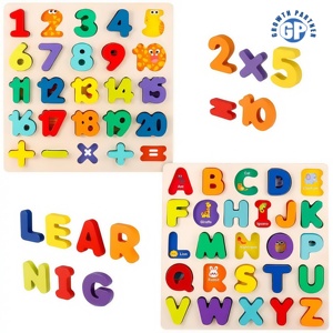 Wooden Puzzle Toys Montessori Educational Toy for Kids Learning 2024 Children Baby Kindergarten Toys Learning Resources