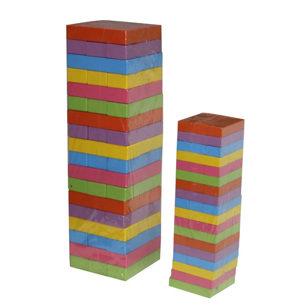 Top Selling Board Game Wooden Tumbling Block Stacking Tower Toy for Kids