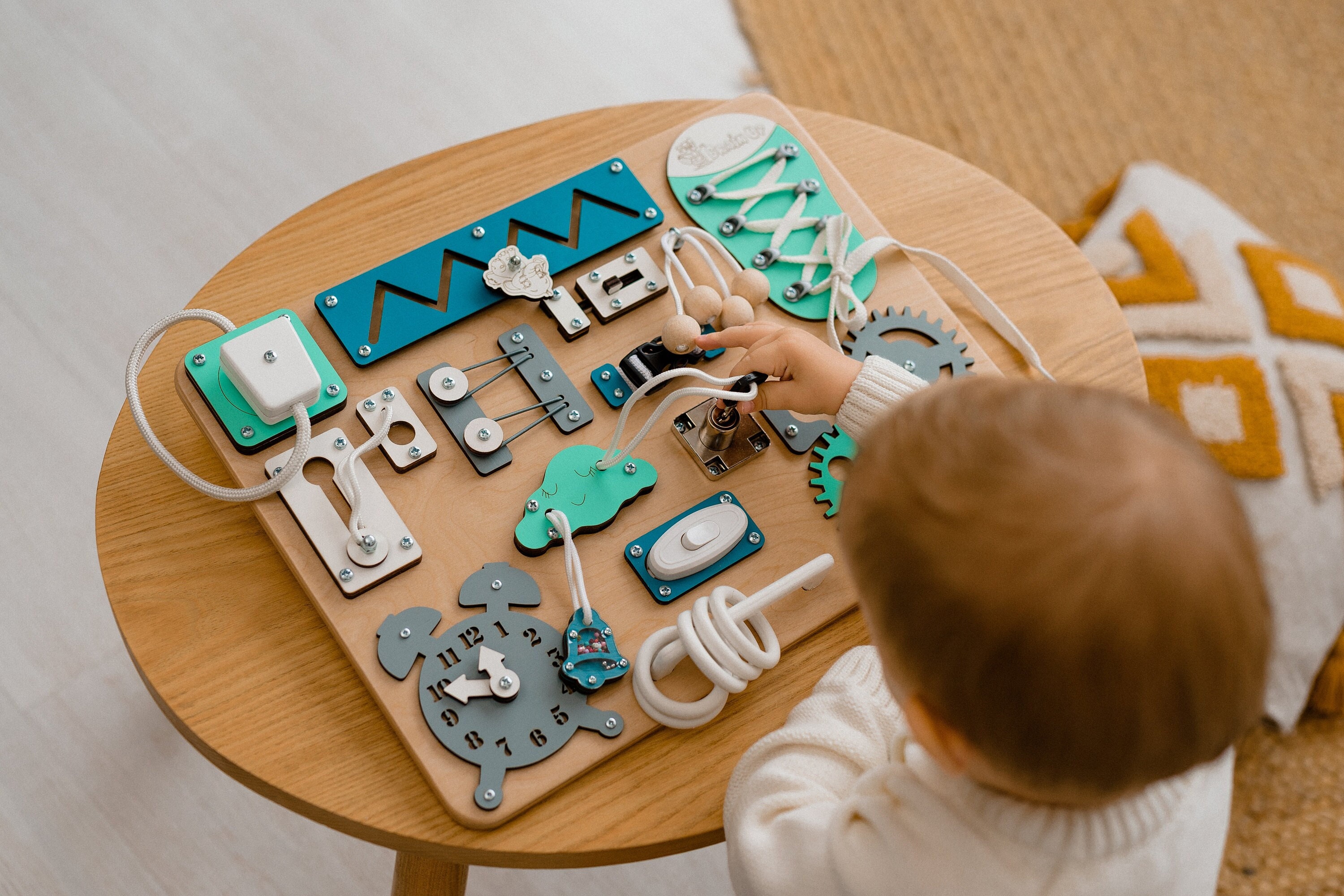 LM KIDS Other Educational Toys Other Educational Toys Busy Board Cube Busy Board Accessories Esjay Busy Board for Toddlers