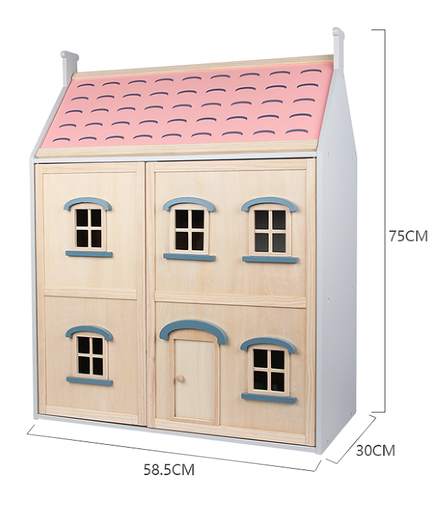 Wooden Castle Villa Doll House Detail