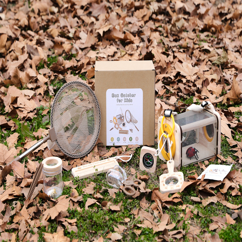 Hot Sale Outdoor Montessori Wooden Bug Catcher Kit STEM Learning Toys Educational Toys Sets for for Ages 3-8 with CPC CE EN71