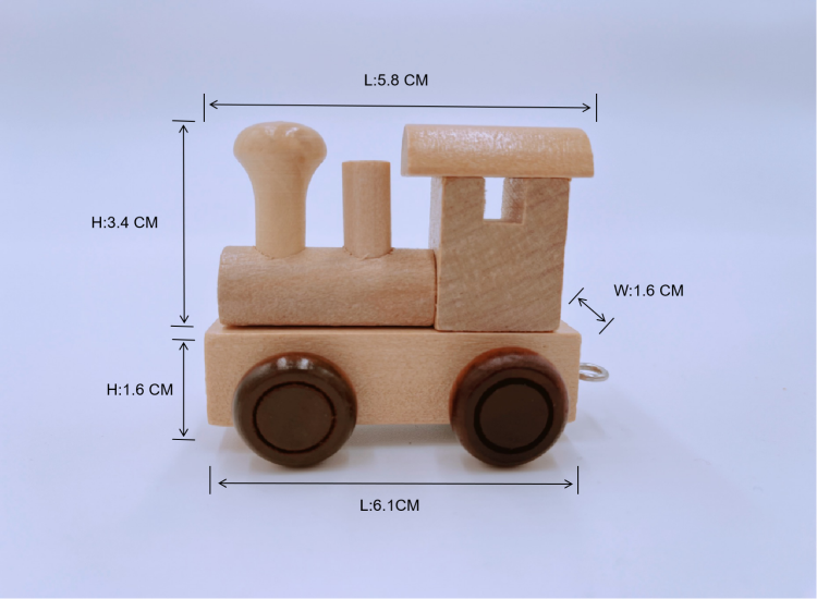 Wholesale for Kids Wooden Alphabet Train Toy Set Wooden Letter Train Toy