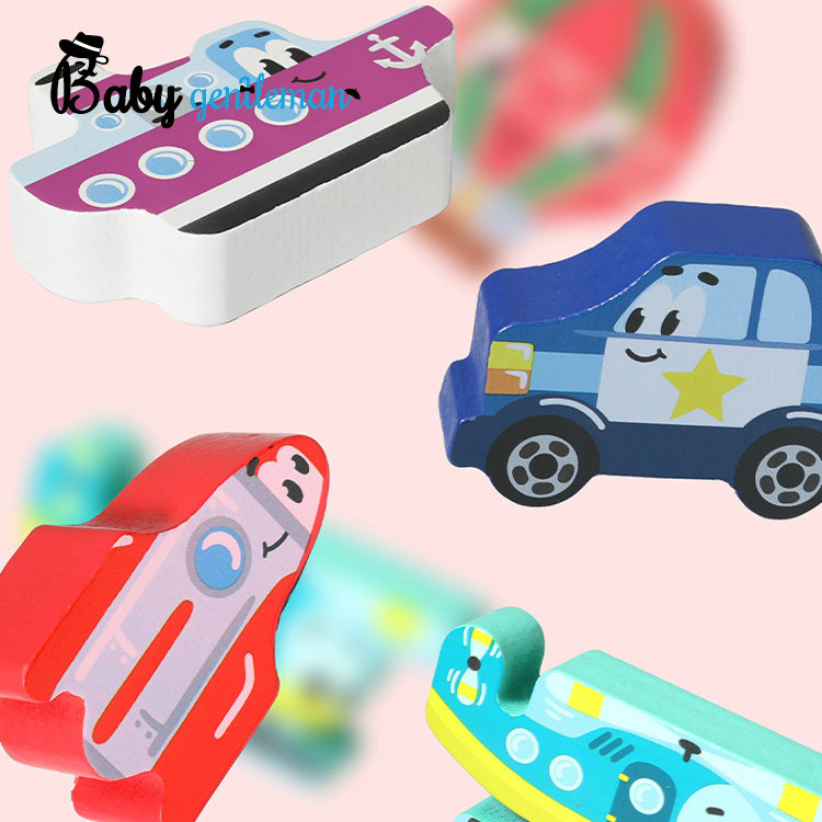 Hot Selling Educational Vehicle Balance Blocks Wooden Stacking Toy for Kids Z11121f