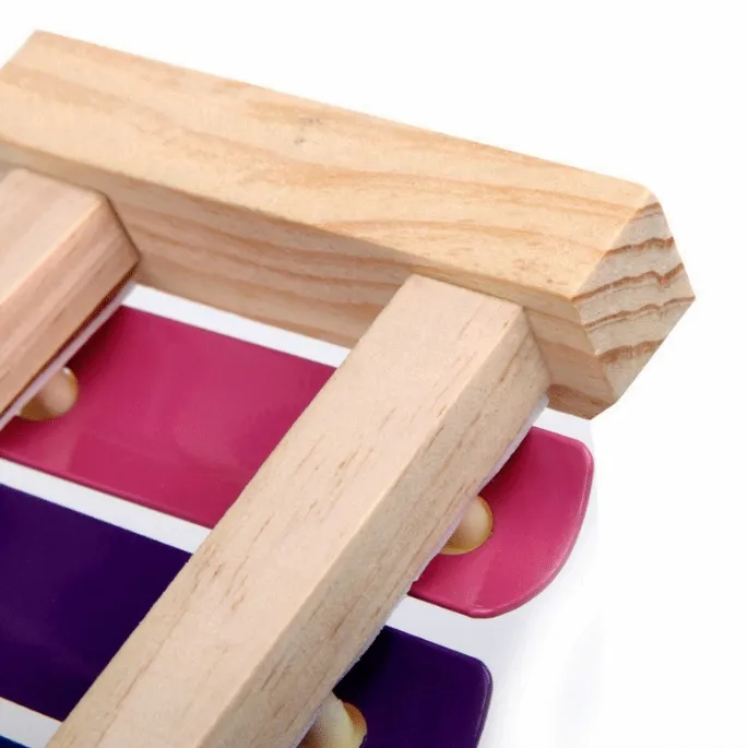 Wooden Kids Musical Percussion Instruments Toys Xylophone 8-Tone Instrumental Games Educational Toys