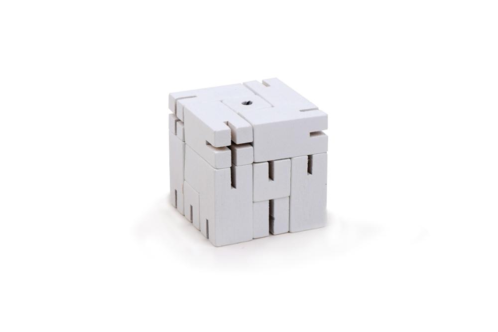 Magic Cube Puzzle Solution Kids Wooden Activity Cube Toy Iq Puzzle Cube