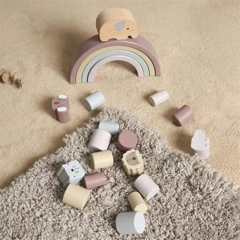 Children Early Learning Educational Toys Wooden Elephant Balance Kid Juguetes Toy
