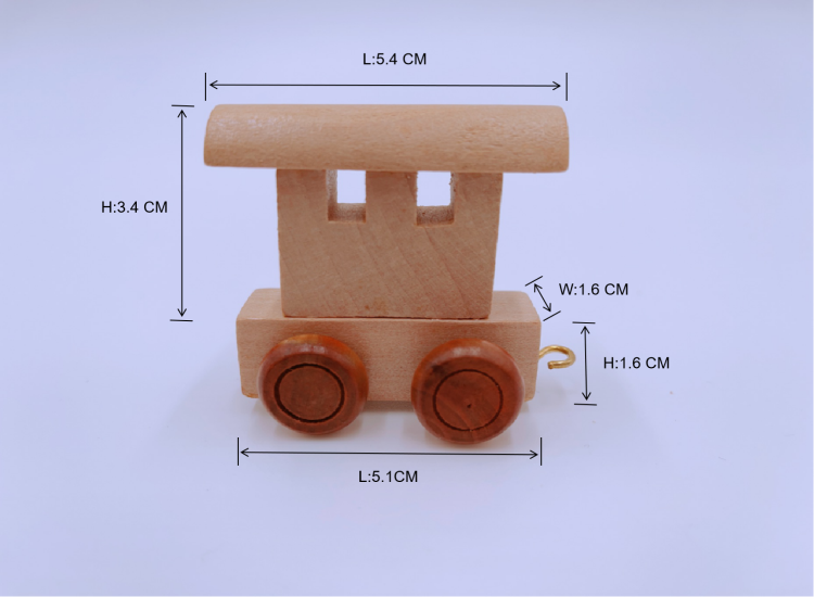 Wholesale for Kids Wooden Alphabet Train Toy Set Wooden Letter Train Toy