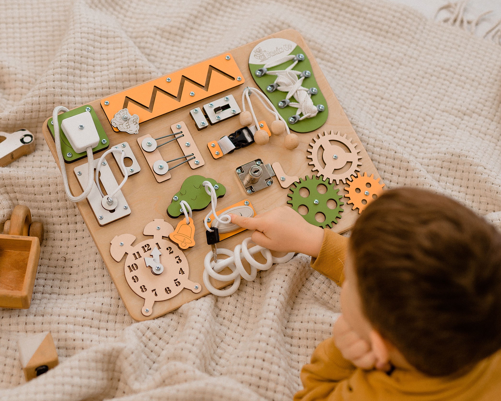 LM KIDS Other Educational Toys Other Educational Toys Busy Board Cube Busy Board Accessories Esjay Busy Board for Toddlers
