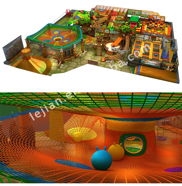 Full Indoor Playground Equipment View