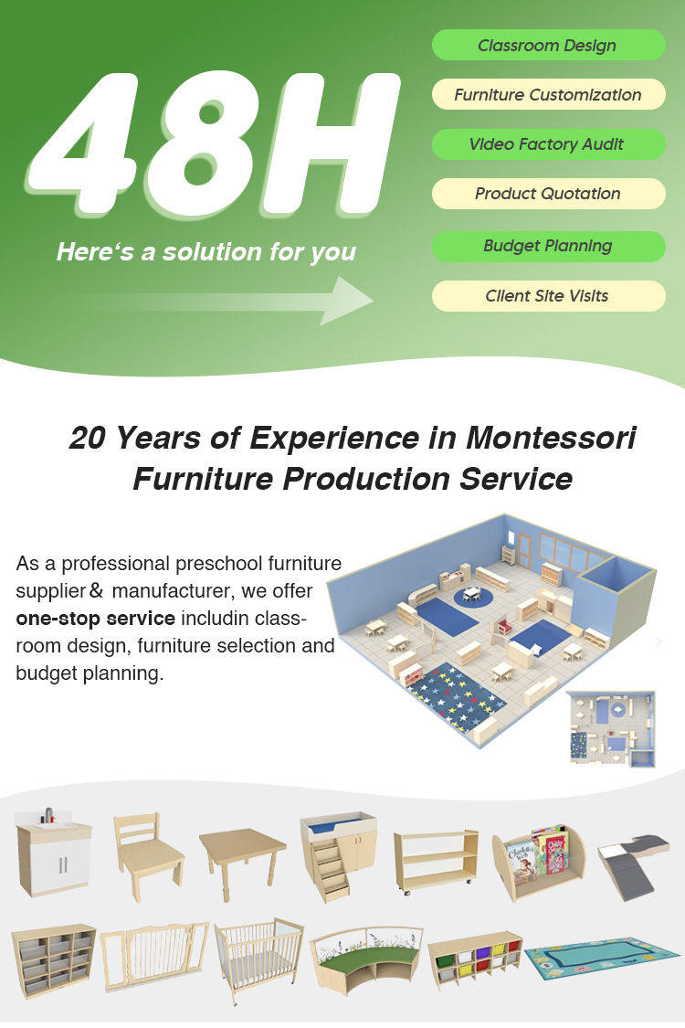 Montessori Soli Wooden Kitchen Detail