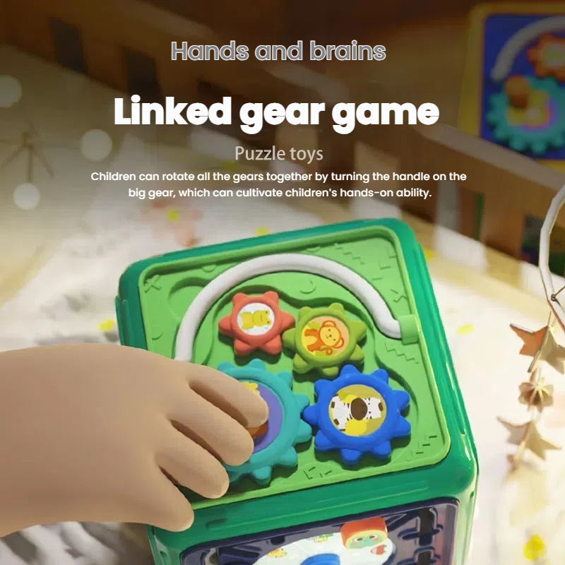 Baby Music Toys Activity Sensory Cubes Toddler Development Learning Puzzle Educational Toys for Kids