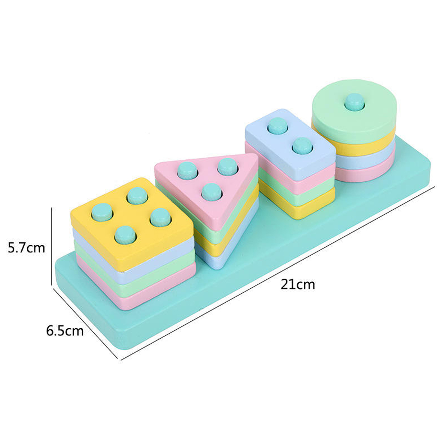 Children Montessori Wooden Kids Early Learning Educational Toy Geometric Shape Educational Jigsaw Puzzle for Kids
