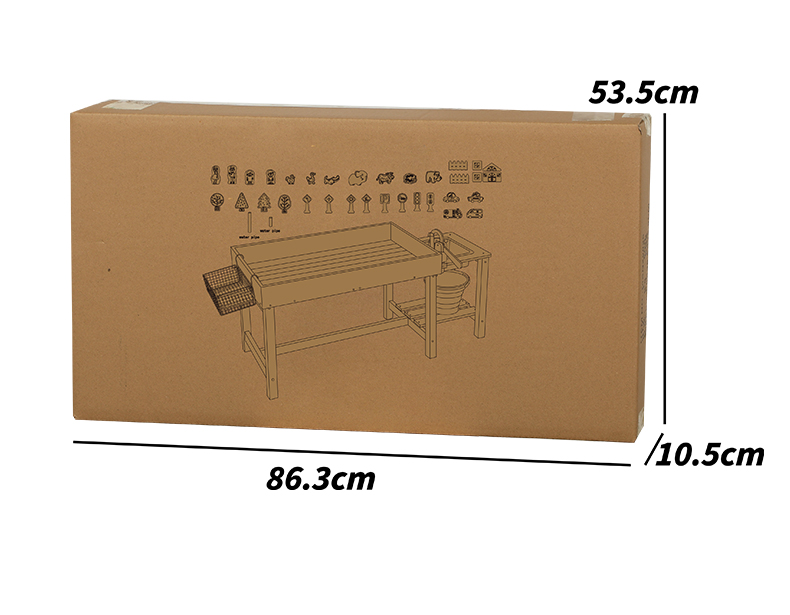 Wooden Outdoor Playing Sand Water Table Box
