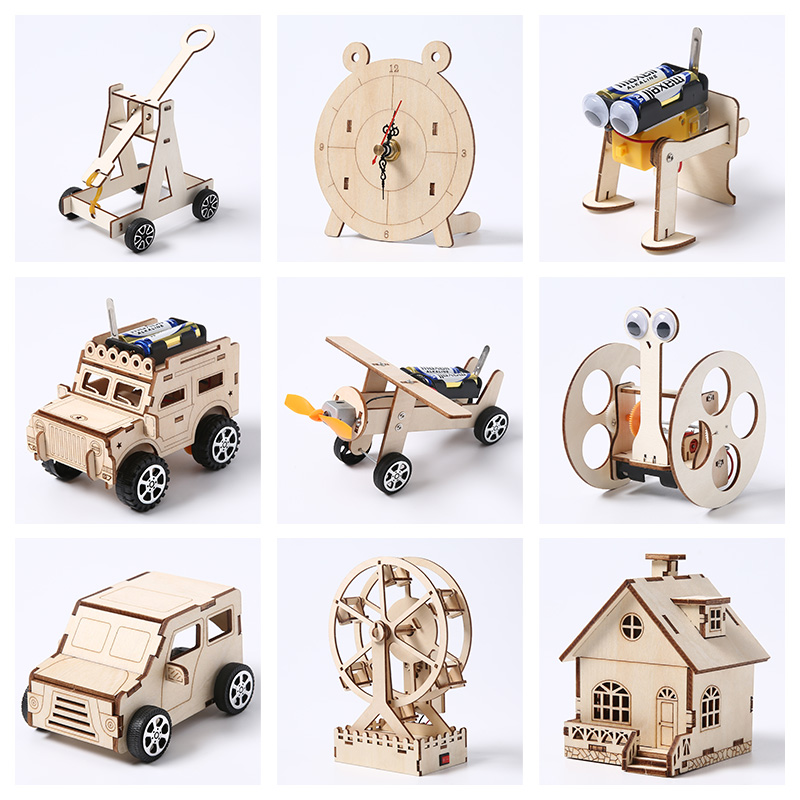 Wooden Assembly Puzzle Model