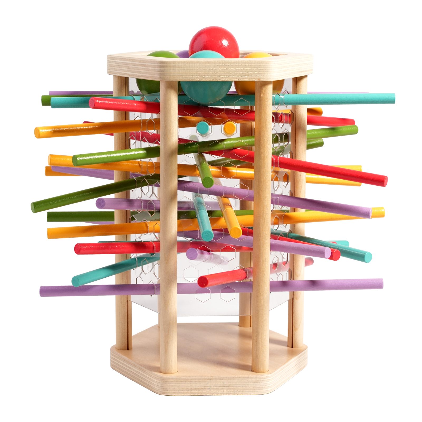New Arrival Montessori Game Wooden Board Dice Games Classic Fun Kerplunk Games Night Gift Colorful Stick Math Educational Toys