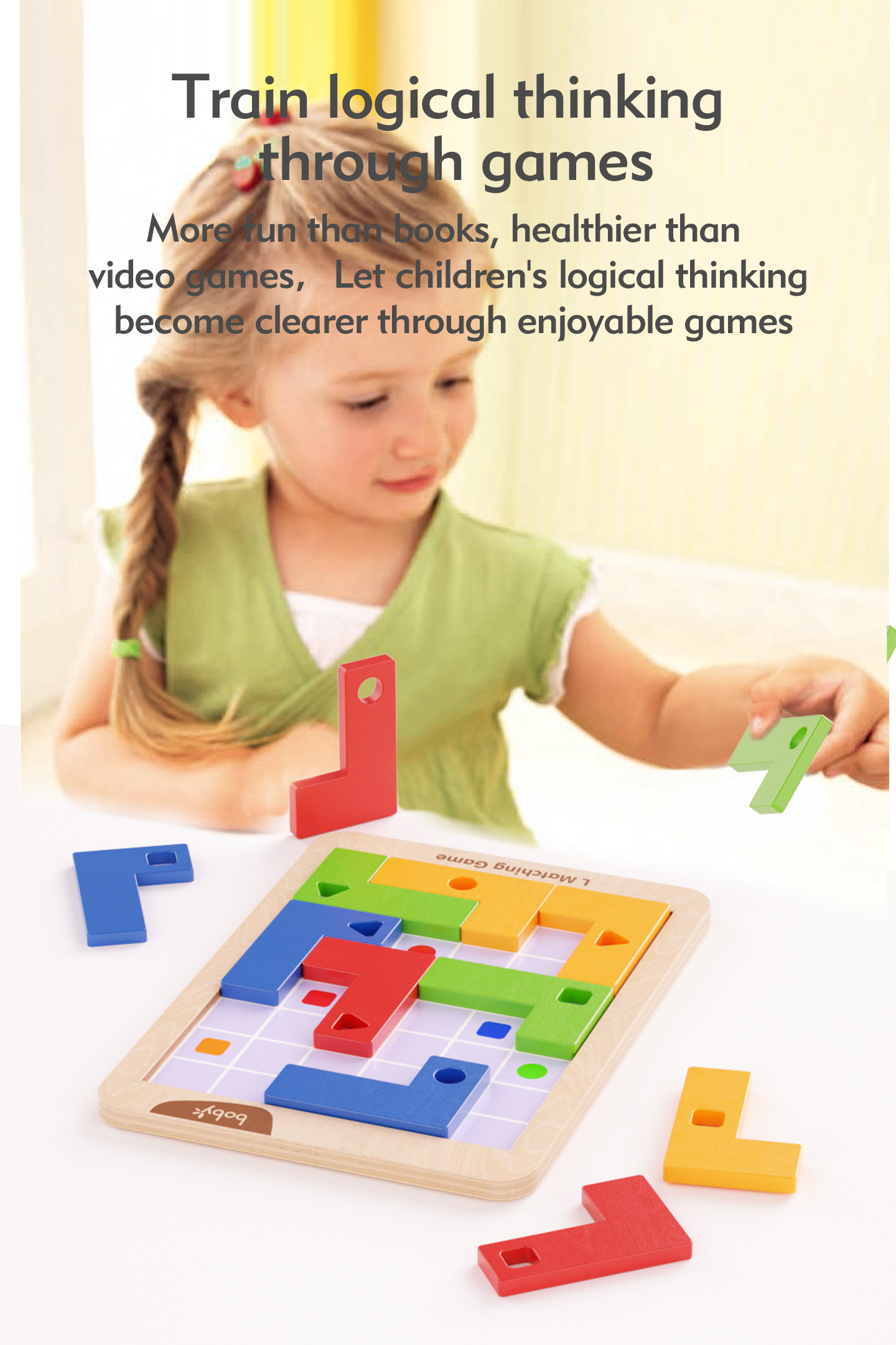 Tangram Puzzle Brain Teaser Game Toy