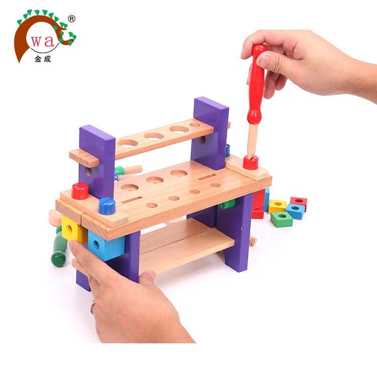 Wooden Toys Play Set Wooden Pretend Portable Toy Set for Kids