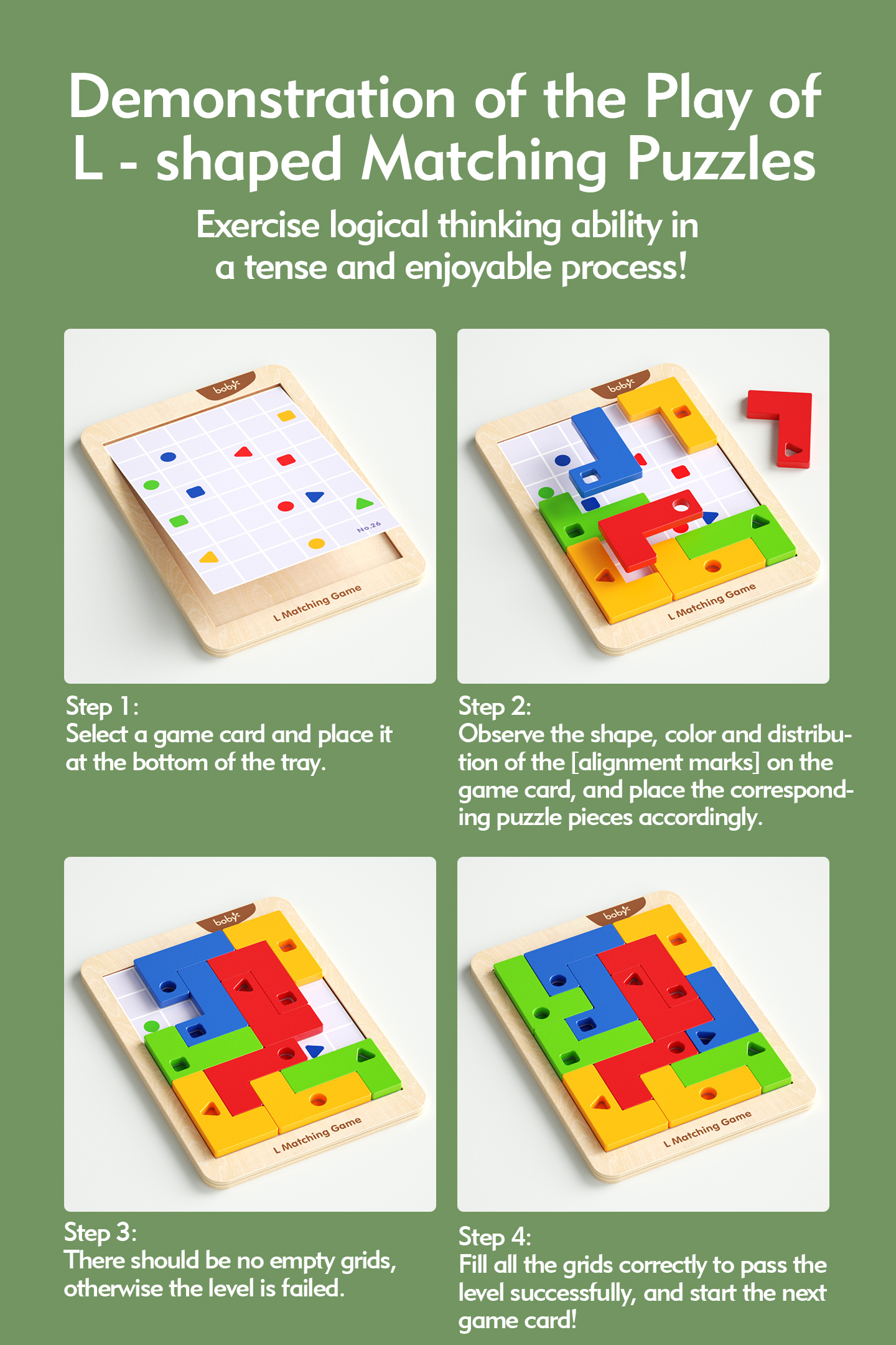Educational Wooden Toy Tangram