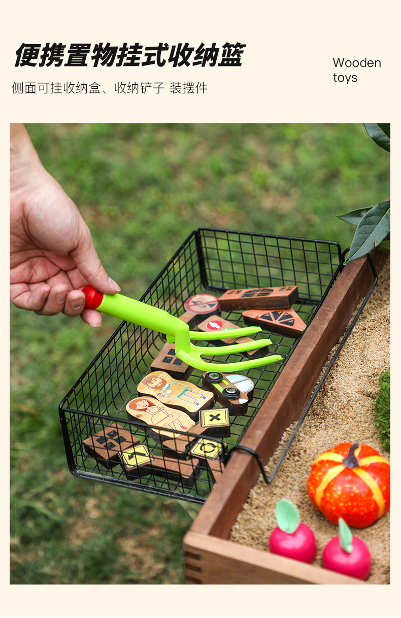 Wooden Outdoor Playing Sand Water Table Box
